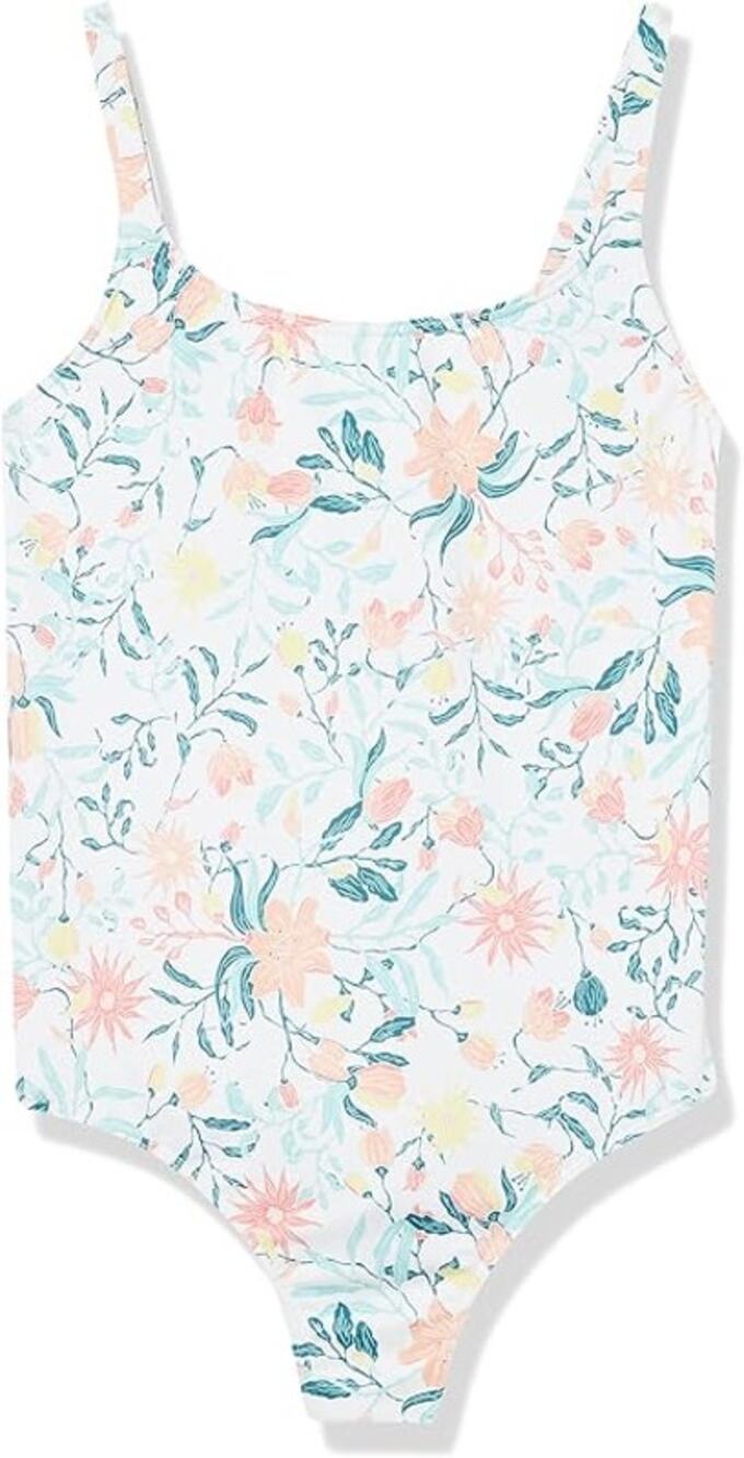 NWT Roxy Girls' Color Garden One Piece Swimsuit sz 8